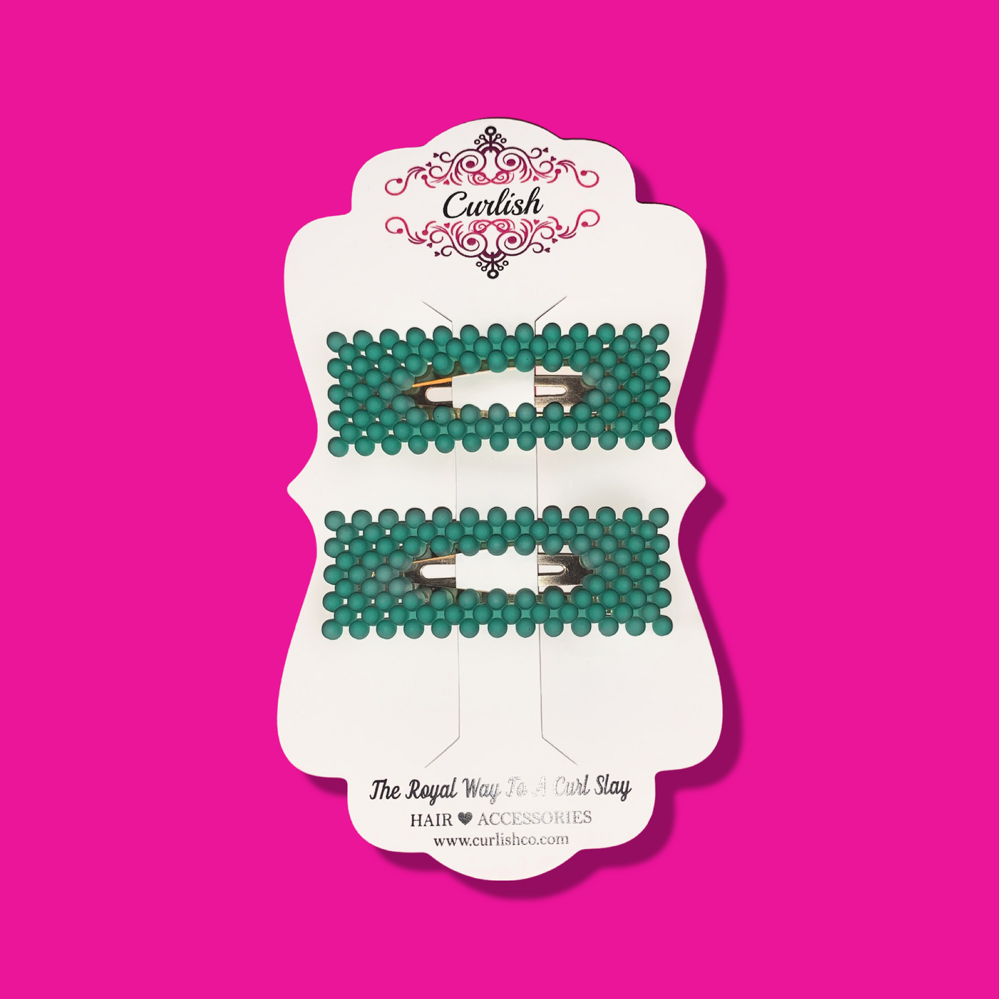 Summertime Fine - Curlish Hair Clip Set (Square)